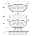 thumbnail image 2 of Centric Parts 104.07680 Posi-Quiet Metallic Brake Pad with Shim, 2 of 4