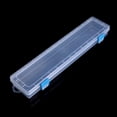 thumbnail image 1 of BTOER White Storage Box 33x7x3.5cm For Brushes Painting Pencils Watercolour Pen Container Drawing Tools Organizer Plastic Beading Box, 1 of 9