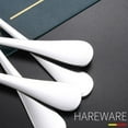 thumbnail image 3 of Stainless Steel Restaurant Fork Tableware Cookware Gadgets Soup Ladle Cooking Tools Serving Spoon Colander SILVER F, 3 of 8