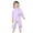 Purple Rabbit, variant on WIBACKER 9M-6Y Baby Warm Flannel Sleeping Bag with Feet, Rabbit Sleepsuit, Kids Toddler Girls Double Zipper Wearable Sleep Sack