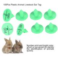 thumbnail image 3 of Spptty Animal Ear Tag,100Pcs Quality Plastic Animal Livestock Ear Tag for Rabbit Fox Dog  Marker Label, Round Ear Tag, 3 of 8