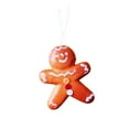 thumbnail image 3 of Christmas Tree Hanging Ornament Candy Cane Pink Gingerbread Lightweight Foam for Winter Festival Home, 3 of 9