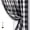 Black and White-40"W x 45"L (Pack of 2)-2, variant on Semi Sheer Window Drapes Grey and White 40"W x 63"L (Pack of 2) for Living Room Bedroom Kitchen