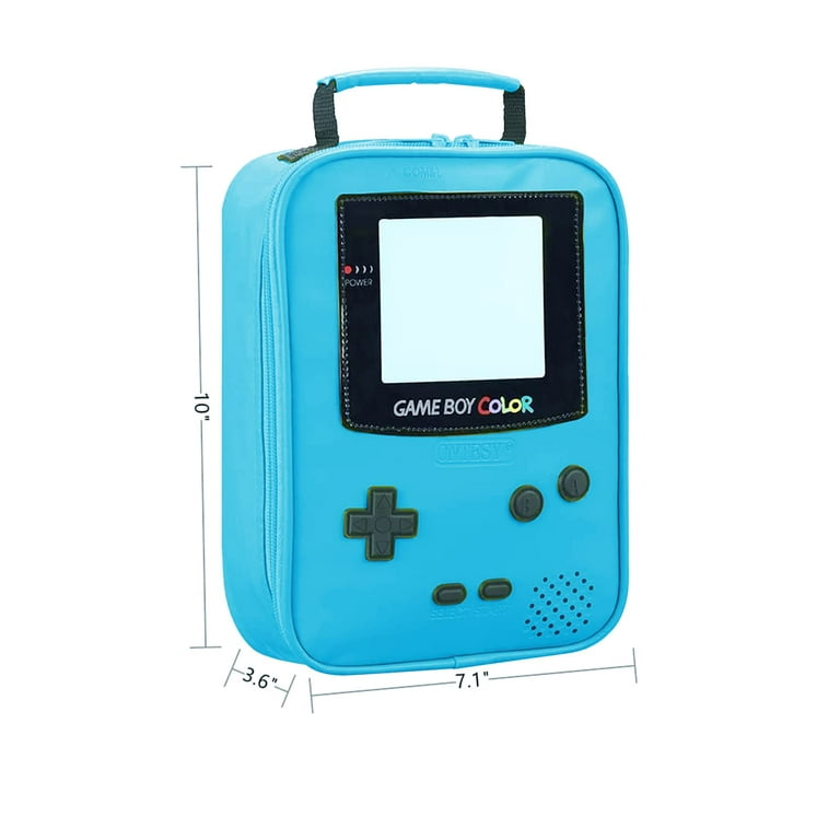 Boy Lunch Box Kids Lunch Bag Insulated Leather Gameboy Thermal