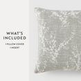 thumbnail image 4 of Noble Linens Elegant Cotton Decor Throw Pillow in Willow Pattern, 4 of 7