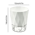 thumbnail image 3 of Small Self Watering Planter, Thickened Plastic Drop Resistant for Mini Herbs, Individual Box Packaging Great Gift Choice, 3 of 6