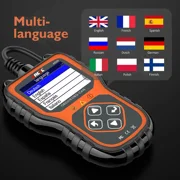 ANCEL AS200 OBD2 Scanner Car Code Reader Check Engine Fault, Turn off the MIL, Read & Clear Error Codes, DTC Lookup, Automotive Diagnostic Tool fits for 12V 16Pin Cars, Lifetime Free Update
