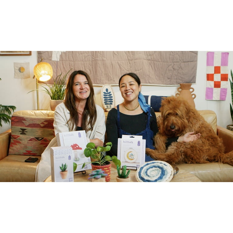 Hillfolk Stamped Coaster Kit- Includes Wood Stamps, 4 Cork