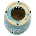 thumbnail image 7 of 18" Blue Moroccan Garden Stool, 7 of 7