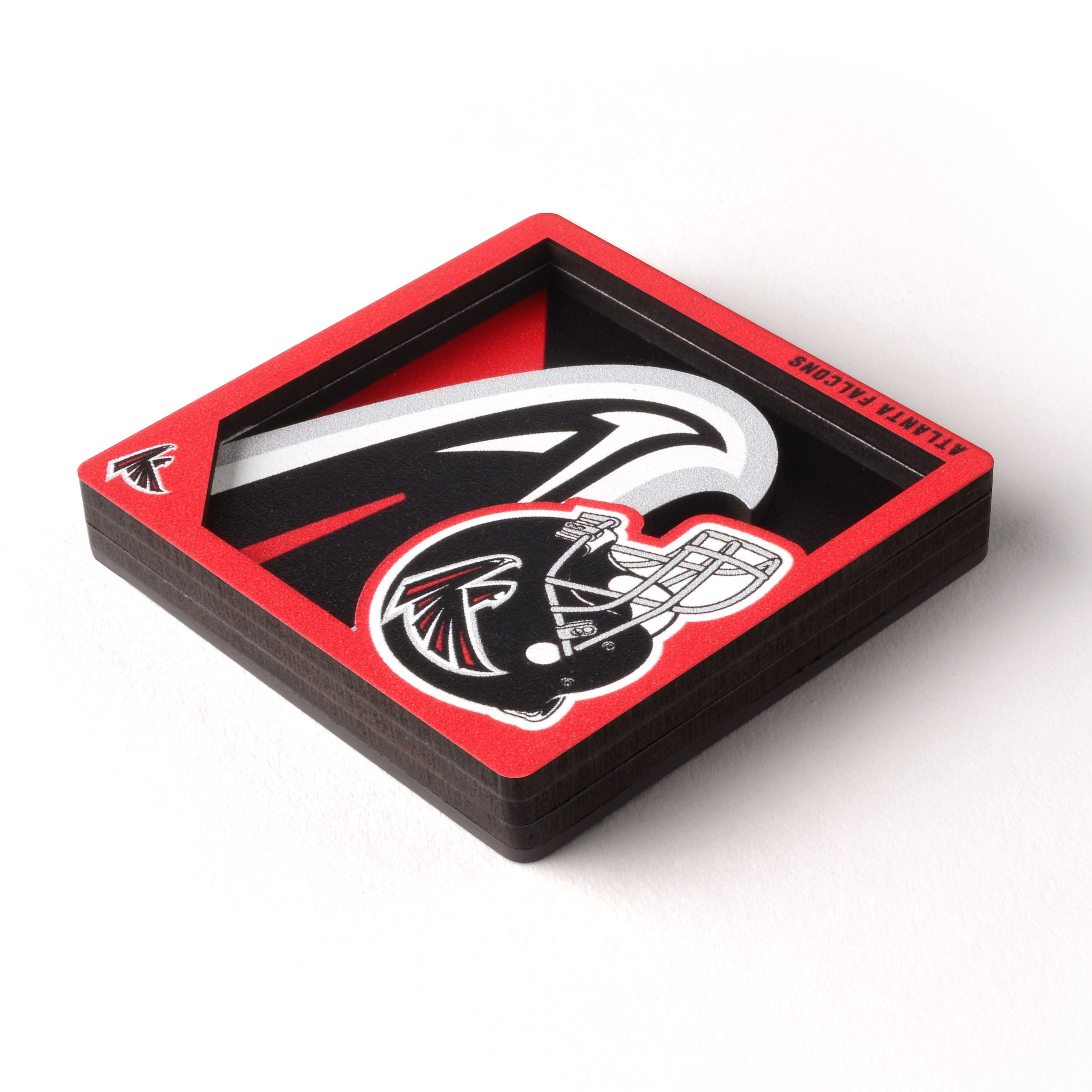 YouTheFan NFL Atlanta Falcons 3D Logo Series Magnet