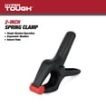 thumbnail image 2 of Hyper Tough 2-inch Light-Duty Spring Clamp with Swivel Pads, 2 of 12