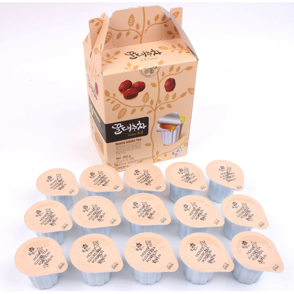 Korean Honey Jujube Portion Capsules Tea - 15pack  