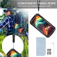 thumbnail image 6 of Case Compatibility with iPhone 15 Pro Max Case 6.7 '' 2023 Heavy Duty Protection Dustproof Rugged Military Grade Metal Built in Screen Protector Kickstand  Phone case (15Pro Max Black), 6 of 12
