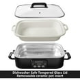 thumbnail image 3 of Magnifique 4 Quart Casserole Digital Slow Cooker, Premium Ceramic Bakeware for Oven,Black, 3 of 5