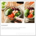 thumbnail image 2 of Clear Glass Bowl Decorate Soup Container Appetizer Decorative Yogurt Multi-use Dessert 2 Pcs, 2 of 6