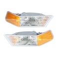 thumbnail image 4 of KAIHUIXING Front Left + Right Parking Turn Signal Lights Corner Lamp Without Bulbs Clear & Amber Lens Set of 2 for Jeep for Patriot 2007-2017 3.94Inch-Item Height 68004180AC 12-5283-00-1, 4 of 9