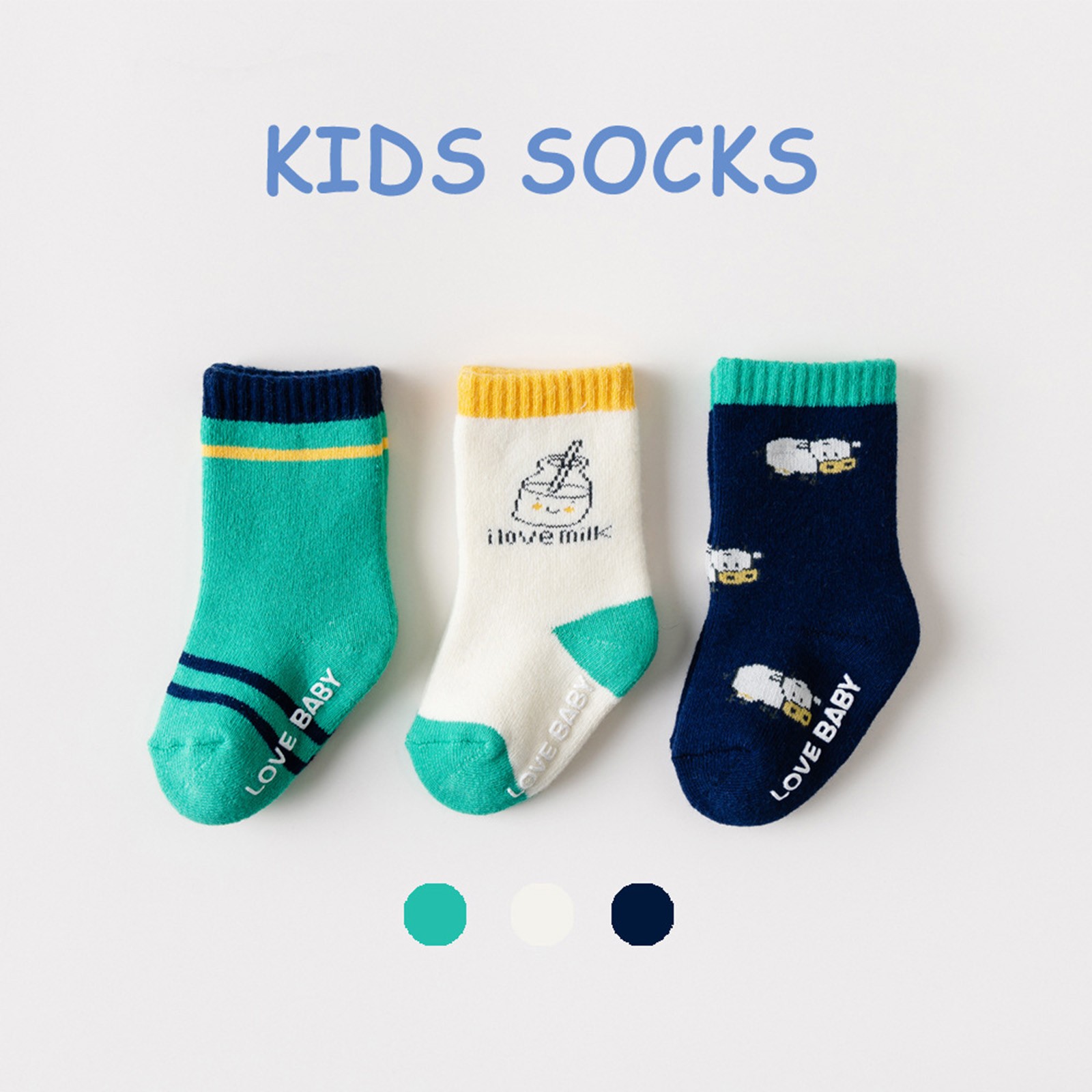 Dyfzdhu New Pattern Warm Socks Cute Plush Ear Socks Super Soft Socks