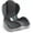 Black Gray, variant on Lethargic Saker Ergonomic Memory Foam Seat Cushion with Back Support, 15.75 x 17.32 x 14.6 in, 2-in-1 Coccyx Cutout for Office and Car
