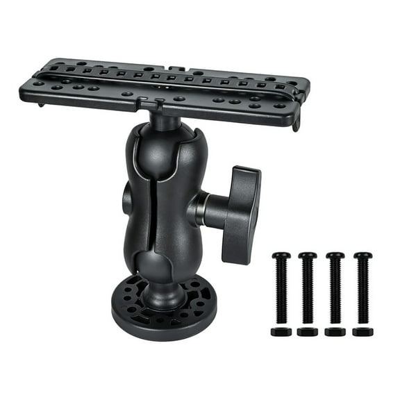 Fish Finder Bracket 360 Degree Rotation Holder Ball Mount Fish Finder Mount Base