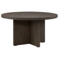thumbnail image 3 of Bouclair Brown Wooden Round Coffee Table, 3 of 5