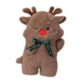 thumbnail image 2 of Almohada navideña rellena para decoración de fiesta navideña, regalo de Navidad, sofá de peluche Alce, 2 of 9