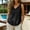 A1 Black, variant on CYYOLLPF Linen Sleeveless Top Sleeveless Tops for Women Flowy Tank Tops Linen Cotton Going Out Tops for Women Basic Tank Tops for Women Beach Sleeveless Tops Brown M