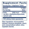 thumbnail image 3 of Suplemento Life Extension de folato optimizado de alta potencia 8500 mcg, 3 of 9