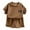 Coffee, variant on Yuhangmm Kids Knit Short Sleeve Outfit For Boys Girls Summer Casual Two Piece Baby Bundle Set Beige 10-11 Years