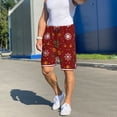 thumbnail image 5 of Mens Pajama Shorts, Merry Christmas Sleep Shorts Men Pajama Bottoms Lounge PJ Shorts with Pockets, 5 of 6