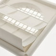 thumbnail image 2 of Homoyoyo Couverture de Ventilation de Sécheuse Respirante Blanche à Persiennes pour Usage Extérieur Robuste ABS avec Écran de Protection, 2 of 5