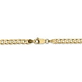 thumbnail image 2 of Primal Gold 14 Karat Yellow Gold 3.8mm Open Concave Curb Chain, 2 of 5
