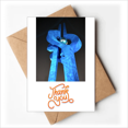 thumbnail image 1 of Blue Landmark Art Deco Fashion Thank You Cards Envelopes Blank Note, 1 of 3