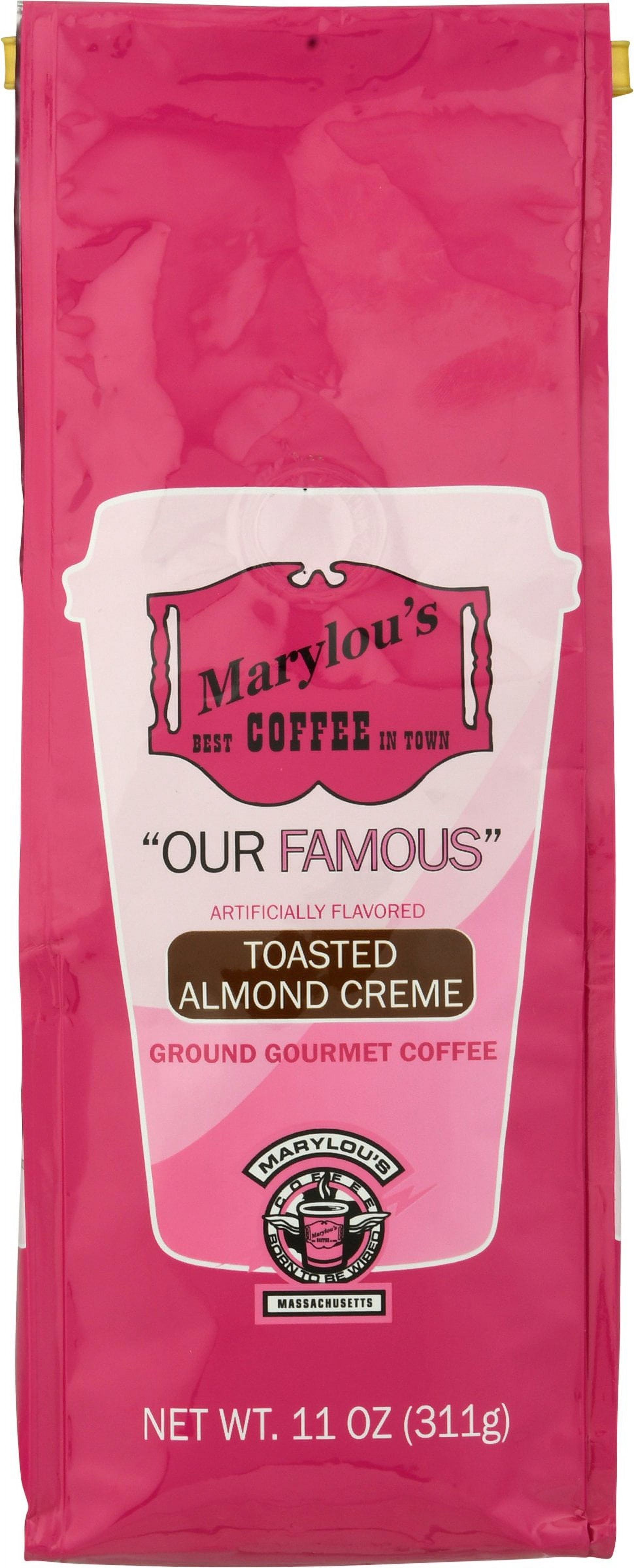 6/11 oz Marylou's Toasted Almond Ground Coffee