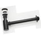 thumbnail image 2 of Sifón de desagüe para lavabo, moderno, con filtro, para baño Negro, 2 of 4