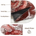 thumbnail image 6 of Ocean Red Octopus Round Area Rug 3Ft Washable Small Circle Rugs for Kitchen Entryway, Nautical Castle Coastal Lighthouse Non-Slip Carpet Floor Mats Indoor Outdoor Carpet Runner Aesthetic Home Decor, 6 of 8