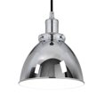 thumbnail image 2 of Henn&Hart 8" Polished Nickel Metal Pendant, 2 of 10