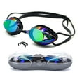 thumbnail image 1 of Gafas de natación impermeables antivaho gafas de natación espejadas protección UV gafas de entrenamiento de natación YUNYI BRAND  Deportes, 1 of 7