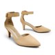 thumbnail image 3 of DREAM PAIRS - Zapatos de tacón alto para mujer con correa al tobillo y puntera cerrada, 3 of 5