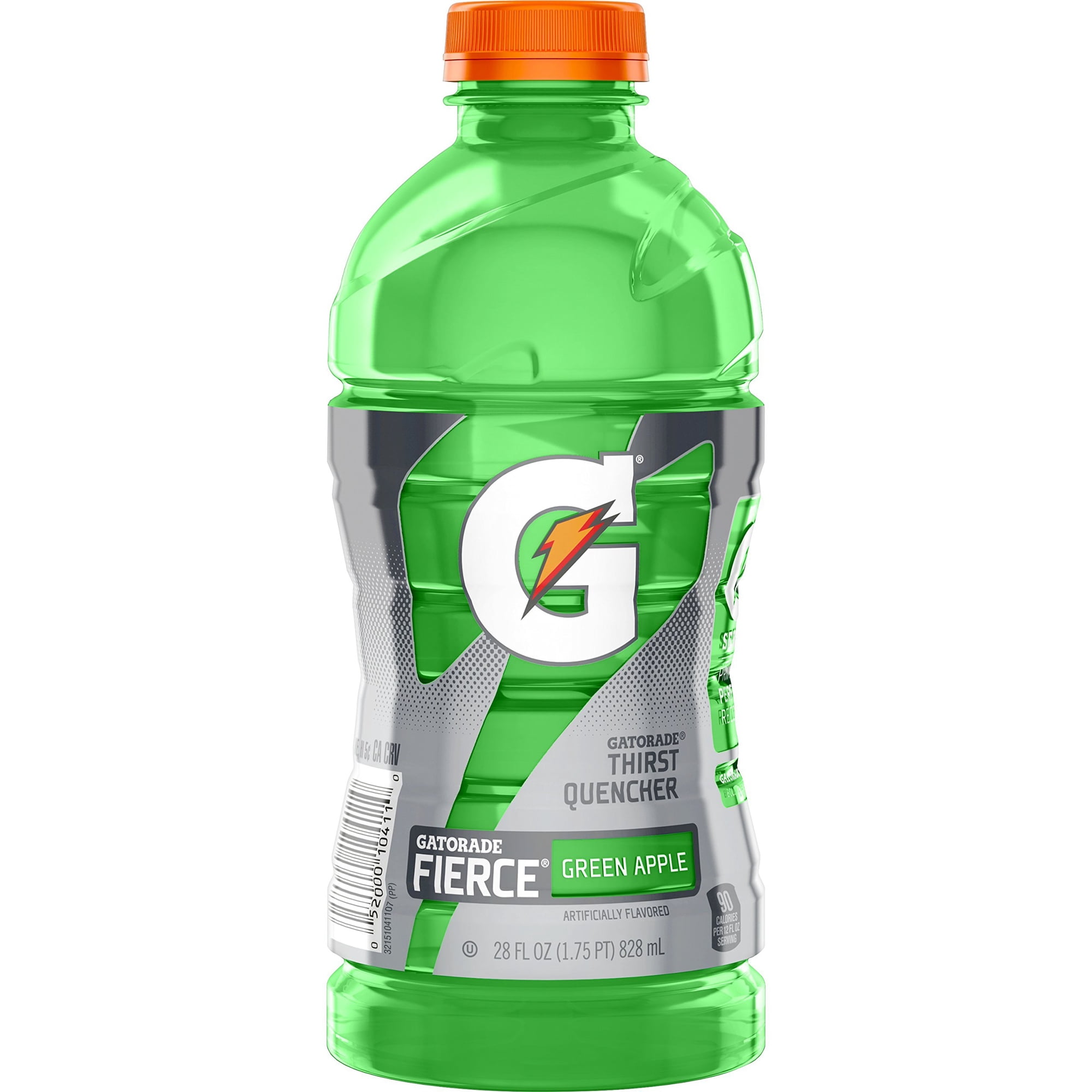 2X - Gatorade Fierce Green Apple Thirst Quencher, 28 Fl Oz Bottle