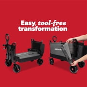 Radio Flyer Flex Hauler Kid & Cargo Wagon, Folding Wagon for Kids 18+ Months