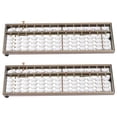 thumbnail image 1 of CIMAXIC Aluminum Alloy Abacus for Students Use Durable and Practical 2 Pcs Grey,10.43"X2.95"X0.59", 1 of 4