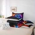 thumbnail image 6 of Manfei Kids Game Console 7-Piece Twin Bedding Sets,Modern Gamepad Bedding Comforter Set,Neon Colorful Sheet Sets For Boy,Ultra Soft Home Decor Reversible, 6 of 8