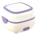 thumbnail image 1 of Electric Food Steamer Food Warmer Portable Food Steamer 2-Layer 1L Electric Lunch Box with Stainless Steel Pot Portable Mini Rice Cooker Steamer Multi-function Cooking Steaming Lunch Containers 110V, 1 of 8