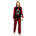 thumbnail image 3 of Ihaphap Santa Christmas Crew Black Family Christmas Matching Pajamas Set, 3-4T-Kid, 3 of 6