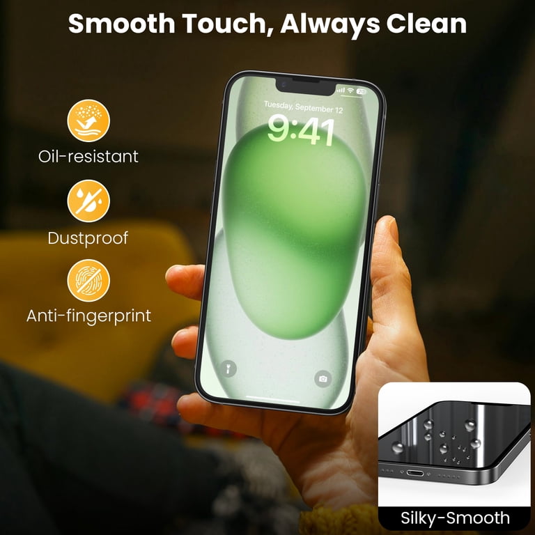 TOPVISION Screen Protector iPhone 13/14/13 Pro, 3-Pack photo 6