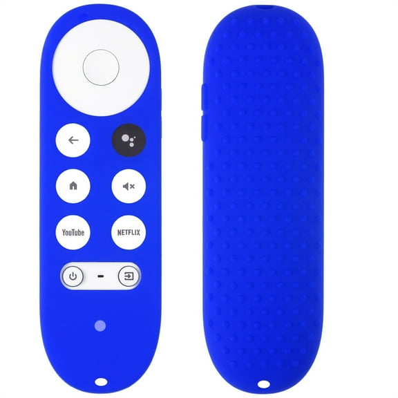 Bouanq Silicone Skin Compatible with Chromecast with Google TV Remote Control - Protective Cover for Your Remote Control