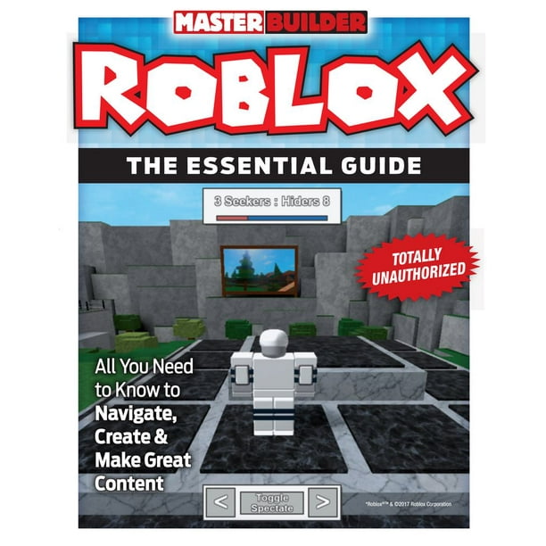 Master Builder Roblox The Essential Guide Walmart Com - roblox game 3d printed custom made students bag 18 inch large