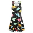 thumbnail image 3 of Mom Daughter Matching Outfits Sleeveless Dinosaur Family Mommy And Me Dress, 3 of 7