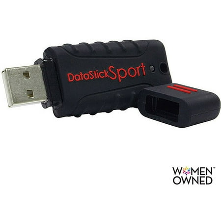 Centon Electronics DataStick 128 GB USB 2.0 Waterproof Flash Drive Black (RCDSW128GB-001)