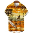 thumbnail image 3 of ZCFZJW Men's Hawaiian Shirt Big and Tall Regular Fit Casual Summer Short Sleeve Floral Button Down Graphic T-Shirts Tropical Holiday Beach Shirts Tops Multicolor#01 XXXXL, 3 of 3